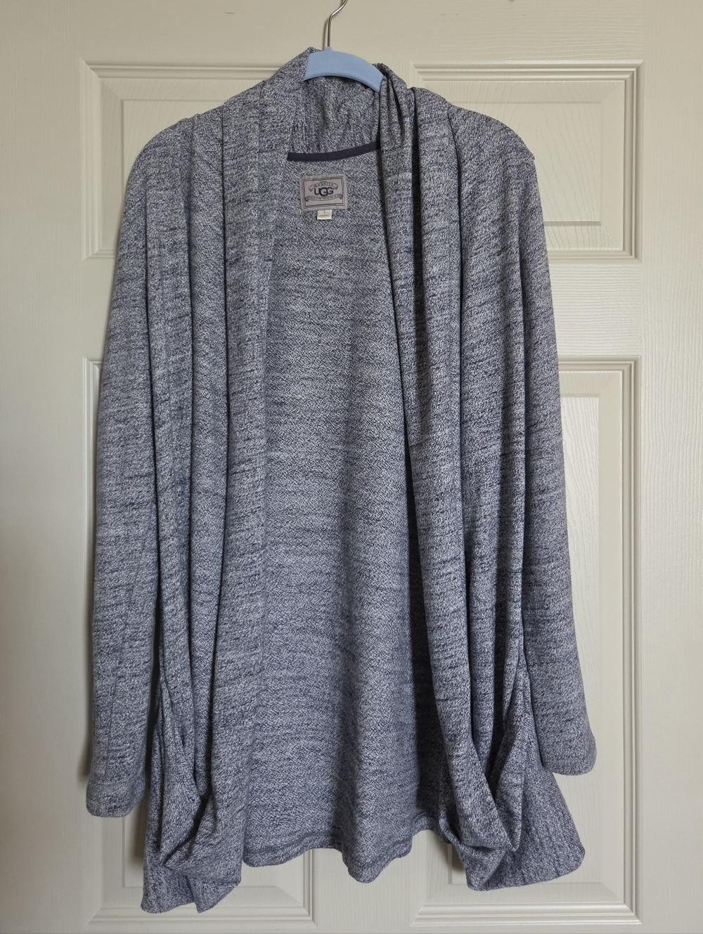 UGG Navy Heathered Cardigan S